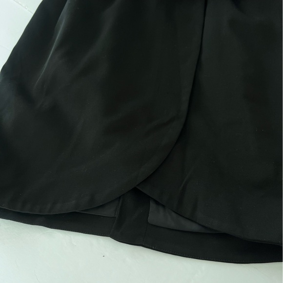 Vintage Reiss Black Y2K Style Cocktail Faux Wrap Dress size 6 - Picture 11 of 15